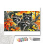 Contenu du kit - Ratons Laveurs Trio d'Automne