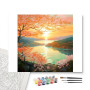 Contenu du kit - Paysage Japonais Lueur sur le Lac