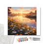 Contenu du kit - Coucher de Soleil Marguerites au Bord du Lac