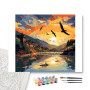 Contenu du kit - Village au Crépuscule Le Vol des Aigles