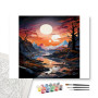 Contenu du kit - Paysage Fantastique Les Trois Lunes