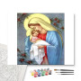 Contenu du kit - Vierge Marie Douce Nuit d'Hiver