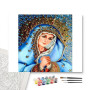 Contenu du kit - Sainte Vierge Marie Mosaïque Céleste