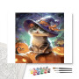 Contenu du kit - Adorable Chaton Sorcier d'Halloween