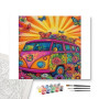 Contenu du kit - Combi VW Psychédélique