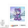 Contenu du kit peinture par numero Everest