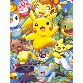 Peinture par Numéro Pikachu et ses Amis de Sinnoh