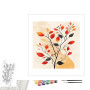 Contenu du kit peinture par numéro Harmonie de Feuilles d'Automne
