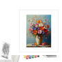 Contenu du kit peinture par numéro Éclat Floral de Fleurs Sauvages