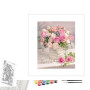 Contenu du kit peinture par numéro Brise de Roses Sauvages