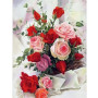 Peinture par Numéro Éclat de Pivoines Flamboyantes