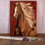 Kit de peinture par numero - Mustang Sauvage Fier et Fougueux