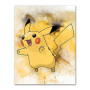 Kit de peinture par numero - Pikachu Aquarelle : L'Éclat Électrique