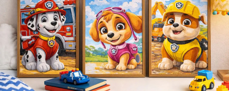 Peinture par Numéro Enfants & Débutants : Kits Toile Lin