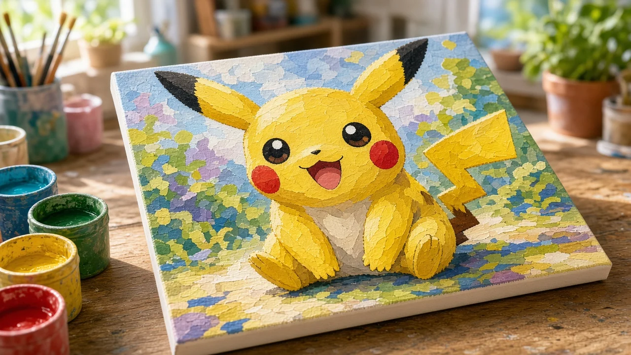 Peinture par numéro Pokémon : quel personnage choisir ?