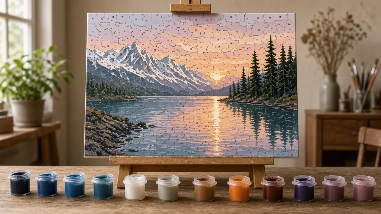 Peinture par numéro paysage : peindre de beaux horizons