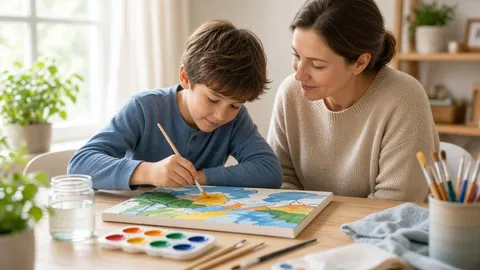Âge recommandé : peinture par numéro pour enfants
