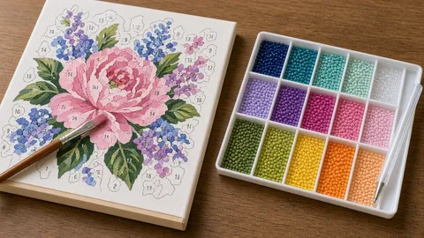 Peinture par numéro vs diamond painting : que choisir ?