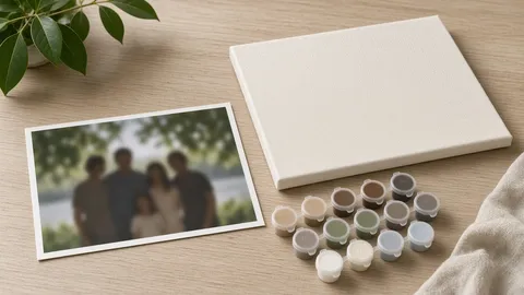 Kit peinture par numéro personnalisé : réussir sa photo